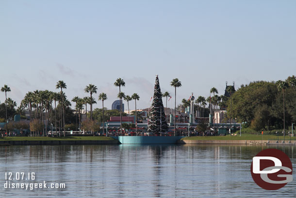 Looking back toward the Studios.