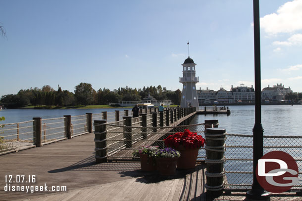 Yacht Club pier.