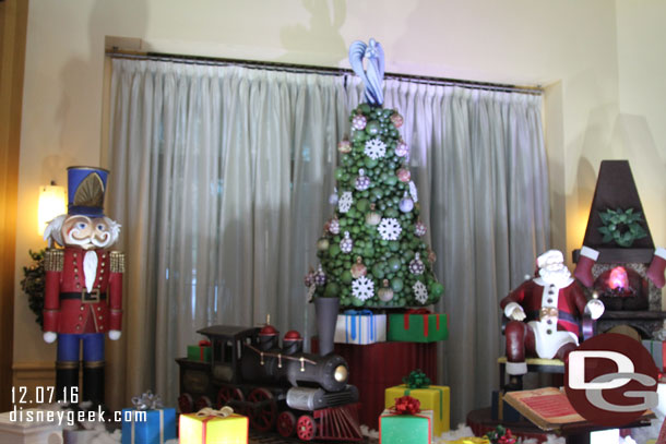 The large chocolate display in the Swan Hotel, looked the same as last year.