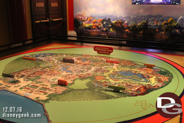 A map of Shanghai Disneyland