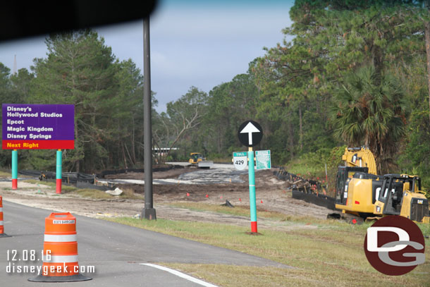 A new off ramp from Osceola Parkway to World Drive appears to be taking shape.  