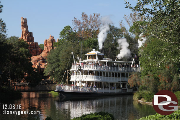 The Liberty Belle rounding the cornder