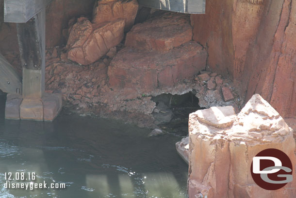 Big Thunder rock work could use some TLC.