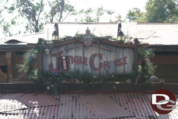 Next stop the Jingle Cruise.