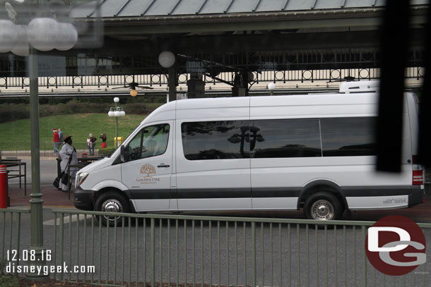 Golden Oak now has a stop at the Magic Kingdom bus stops.  They use this transport vs a bus.