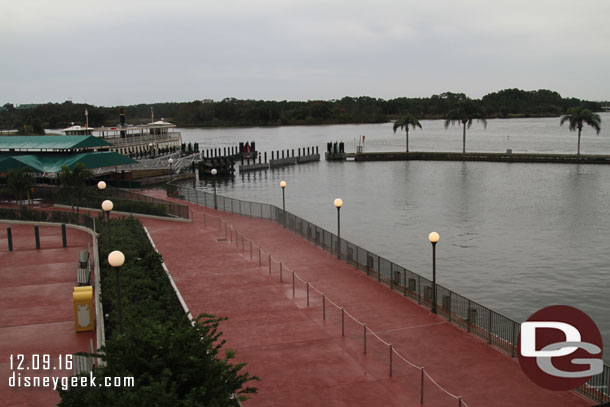 The new walkway for the ferry dock.