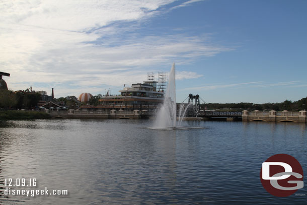 Lake Buena Vista this afternoon.