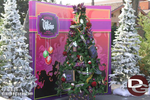 There were trees for various movies or groups of characters.  First up the Villains