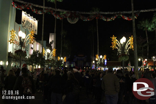 I did a quick lap around Echo Lake and opted to stand on Hollywood Blvd near the intersection with Sunset.