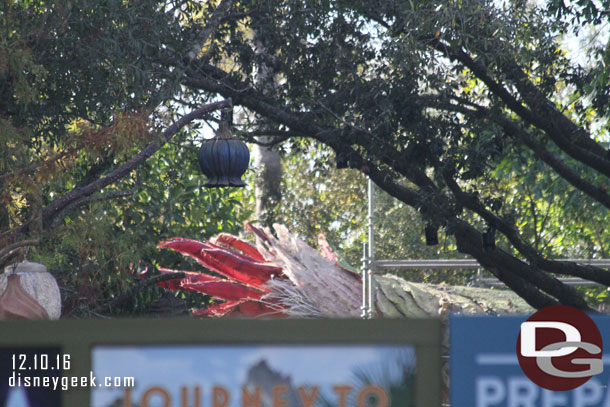 Beyond the wall you can see more of Pandora, looks like they are wrapping up some of the work.