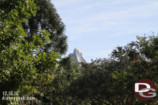 Everest in the distance.