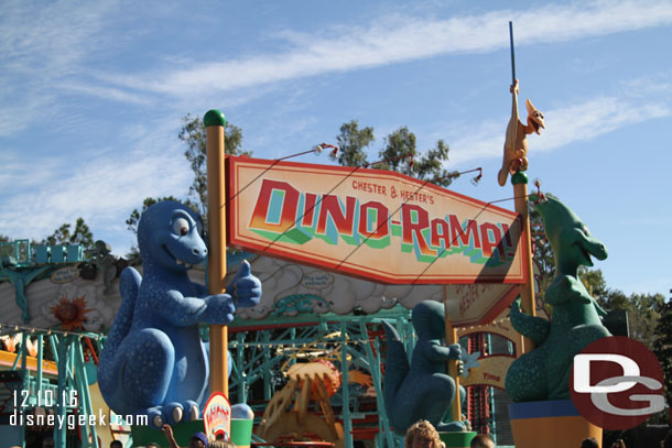 Next up a visit to Dino-rama