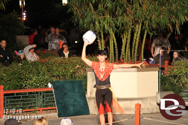 Caught the end of the Dragon Acrobats in China