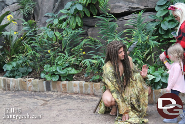 Tarzan was out on Discovery Island