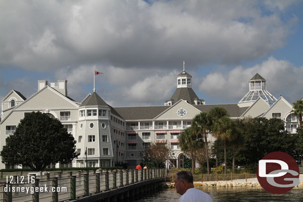 We disembarked at Yacht Club.