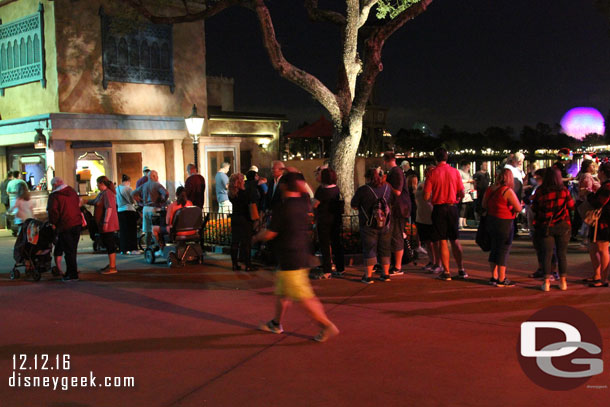 The dinner package line for Candlelight stretched to Morocco then doubled back on itself.