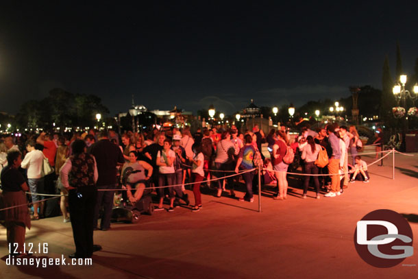 Here is the standby line in Italy.