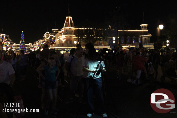 At 10:39pm a PhotoPass photographer decided to set up shop right where I was standing.  This made no sense with the show starting in 5 minutes.