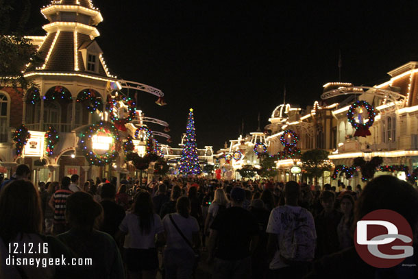 Time to head for the exits.  It was now 11pm and park closing.