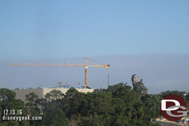 Pandora construction from the bus.