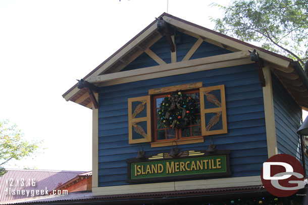 Walking back through Discovery Island