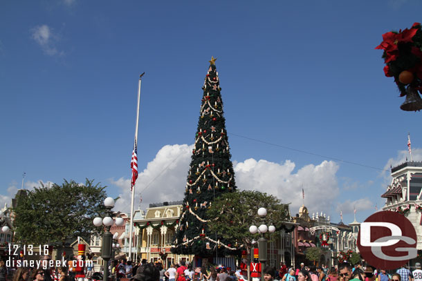 Arrived at the Magic Kingdom.  In terms of time the Tree of Life pictures were at 11:15am and this is 11:57am so 45 minutes travel time.