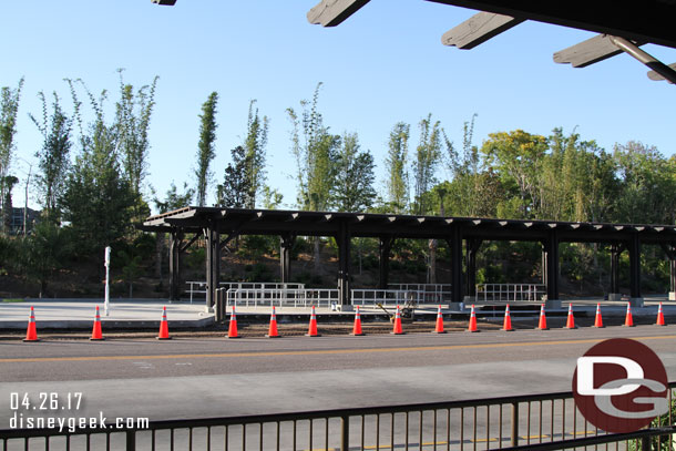 New bus stops being added.