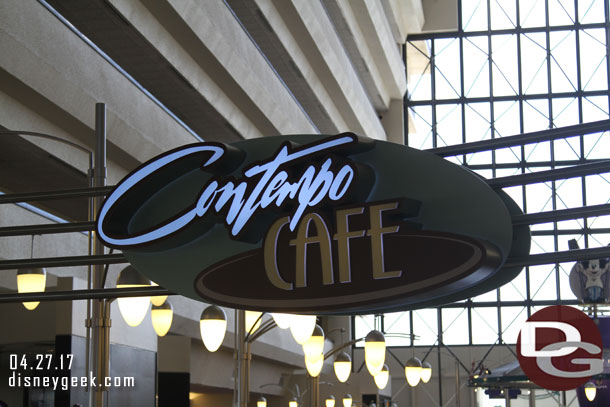 Heading to the Contempo Cafe for lunch today.