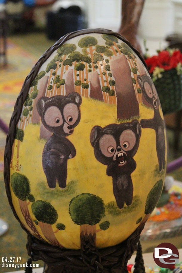The Brave Egg features the three brothers on this side.