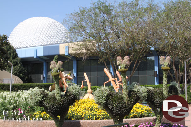 Fantasia topiaries in Future World.