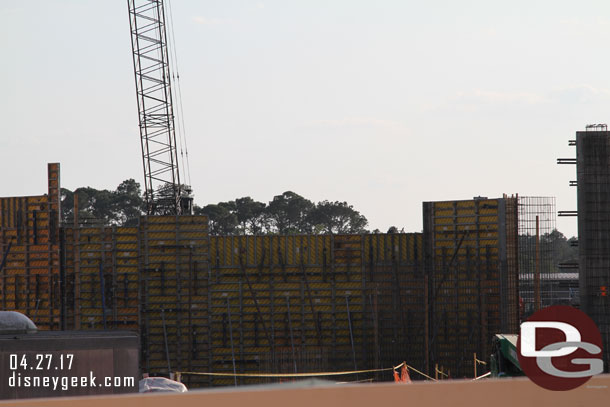 Another look at the new wall taking shape.  The project here does not have the same good views as the Anaheim one does.