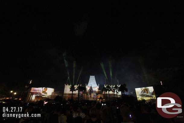 A wide shot of the central plaza.