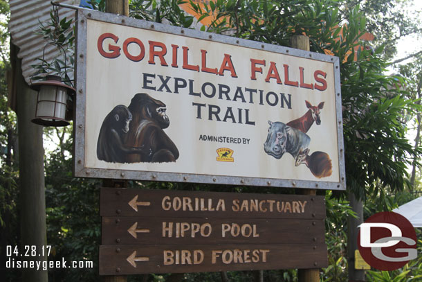 So we opted to visit Gorilla Falls.