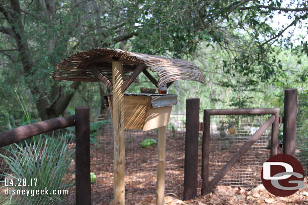 This box is an example of a bee hive/box that villagers/farmers use in Africa to keep the elephants out of the fields.