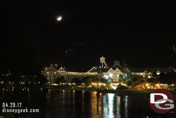 The Yacht Club on a quiet stroll back to the Boardwalk this evening.