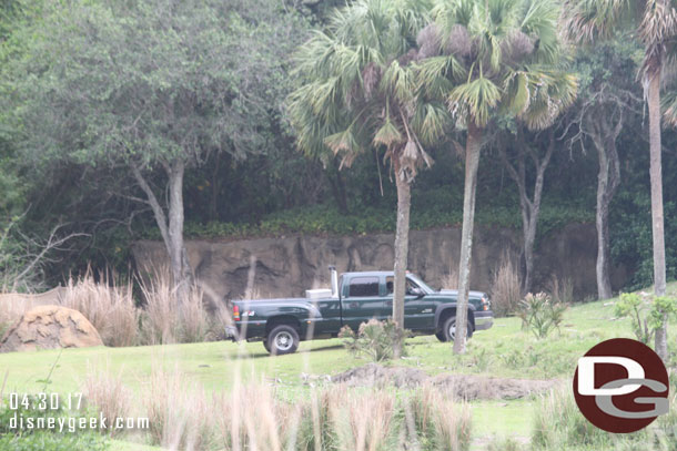 There were a handful of trucks out on the safari today.  Usually you see one or two but this seemed like a lot this morning.