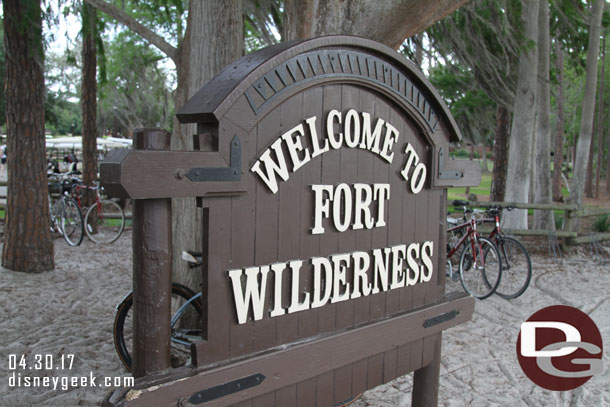 Always a nice change of pace to be at Fort Wilderness
