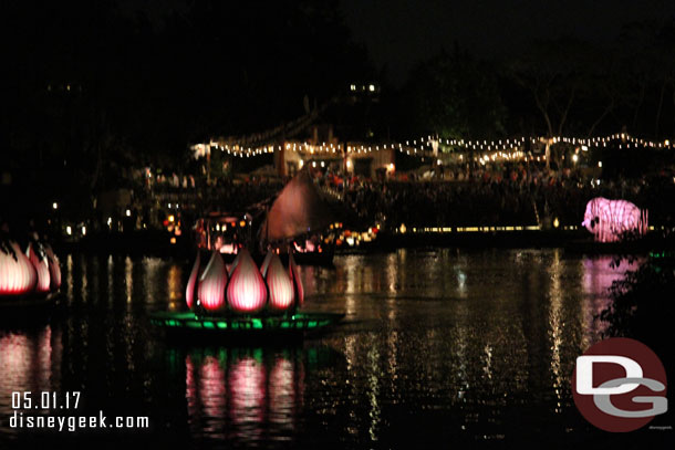 The view from the bridge to Discovery Island.