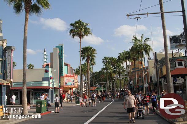 Sunset Blvd this afternoon.