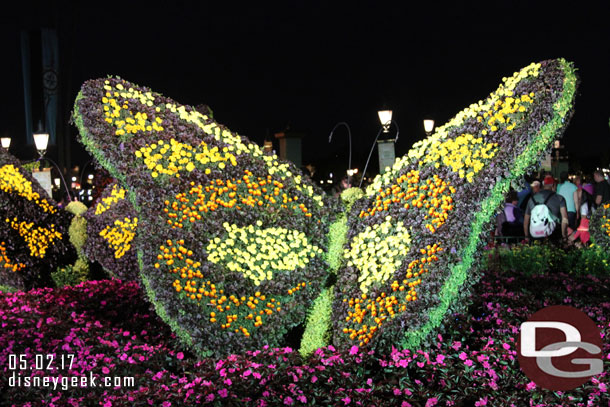 Butterfly topiary.