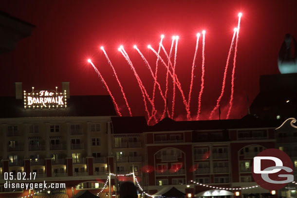 On the way back to the Boardwalk the Star Wars: A Galactic Celebration was going on.