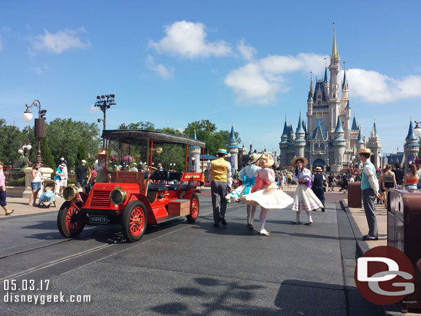 The Main Street Trolley Show featured a car today.