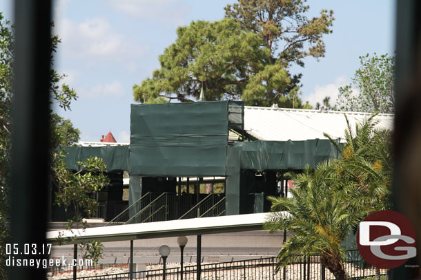 No real visible progress on the Monorail station.