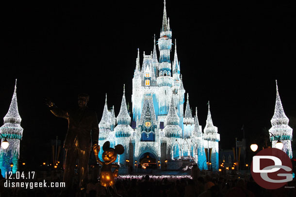 Cinderella Castle this evening.
