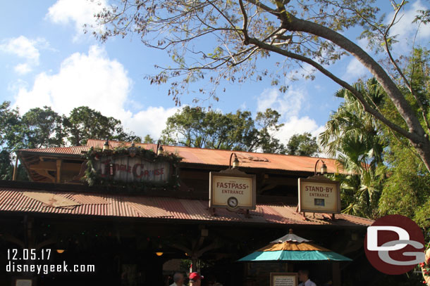 Next up the Jingle Cruise.  