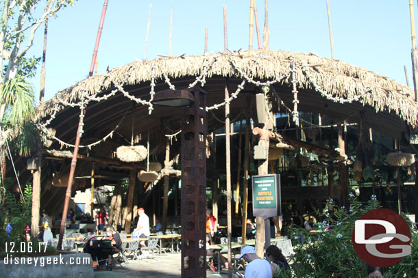 Satu'li Canteen was not open yet.