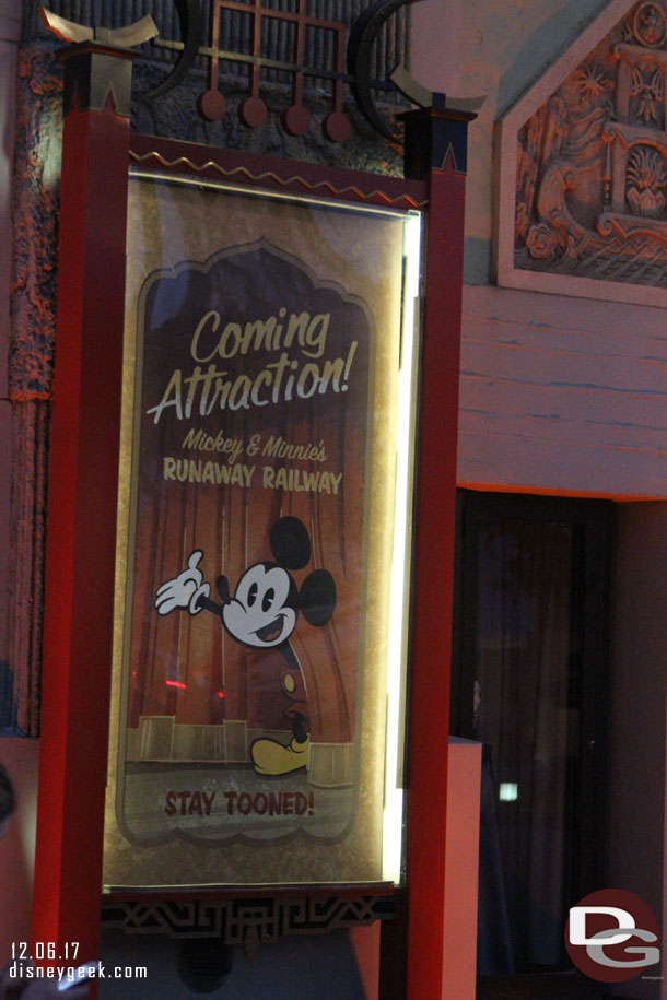 The Great Movie Ride closed earlier this year and a new Mickey Mouse attraction is taking its place.