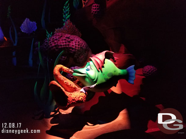 Grabbed a FastPass+ for the Little Mermaid and walked onto it.