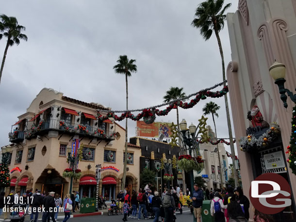 About half an hour later arrived at Disney's Hollywood Studios