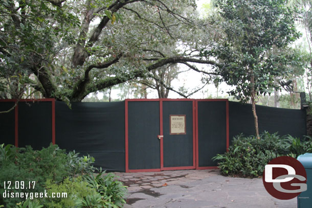 The overlook in the back where the cattle usually are was closed.